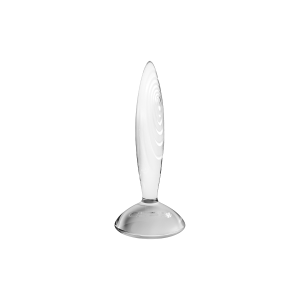 Gode anal en verre borosilicaté massif transparent Sparkling Crystal Satisfyer 